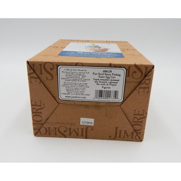 Jim Shore Eggs For Everybunny Easter Bunny Cart Figurine 2019 6006230 Box Enesco - Picture 12 of 12